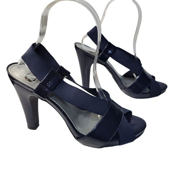Gianni Bini Blue Strappy Heels (Size 8M) - Picture 2 of 8